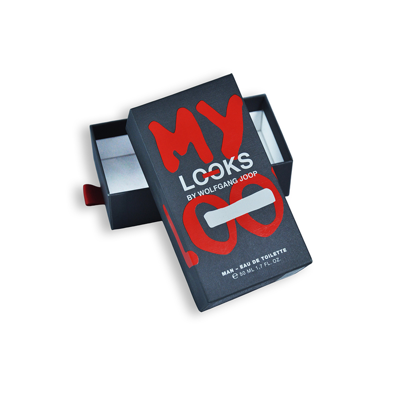 Cajas de cajones UV Spot UV personalizadas con proveedor de mango de cinta