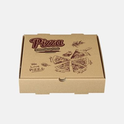 Caja de pizza empaquetada para llevar al por mayor