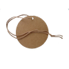 Etiquetas colgantes circulares