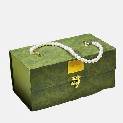 Cajas de regalo de lujo personalizadas con asa al por mayor