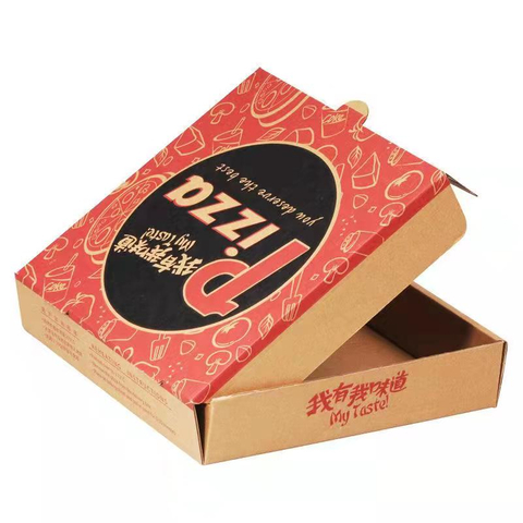 Cajas de embalaje de pizza de cartón impresas personalizadas