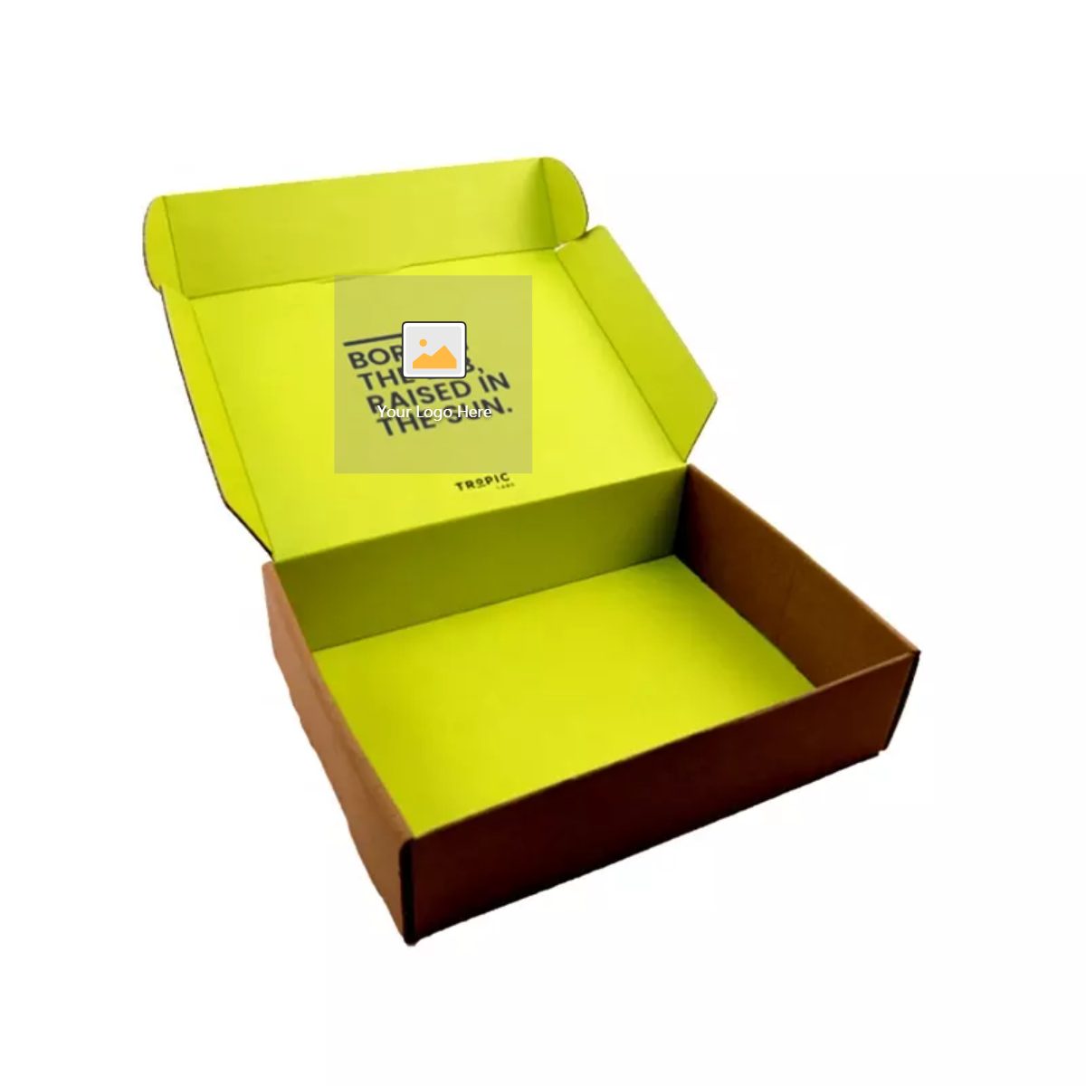 Cajas postales plegables Logotipo personalizado