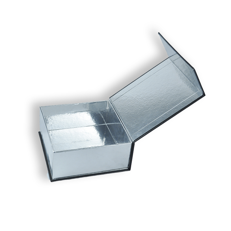 Caja rígida con tapa magnética brillante al por mayor