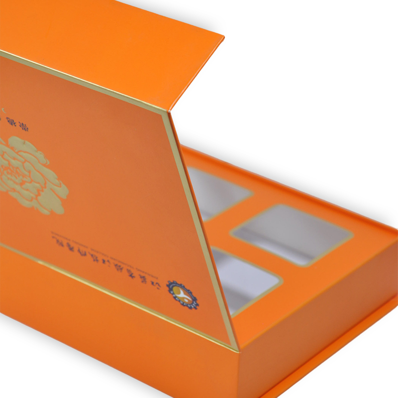 Caja rígida con tapa abatible magnética personalizada con forro de cartón