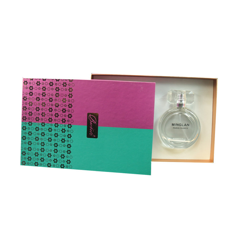Caja y botella de perfume personalizadas al por mayor