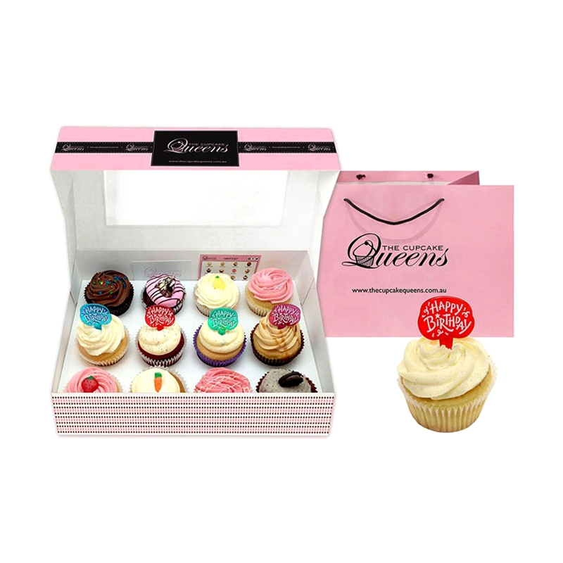 Cajas individuales personalizadas para cupcakes