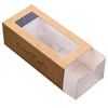 Caja de papel personalizada para rebanadas de pastel con ventana