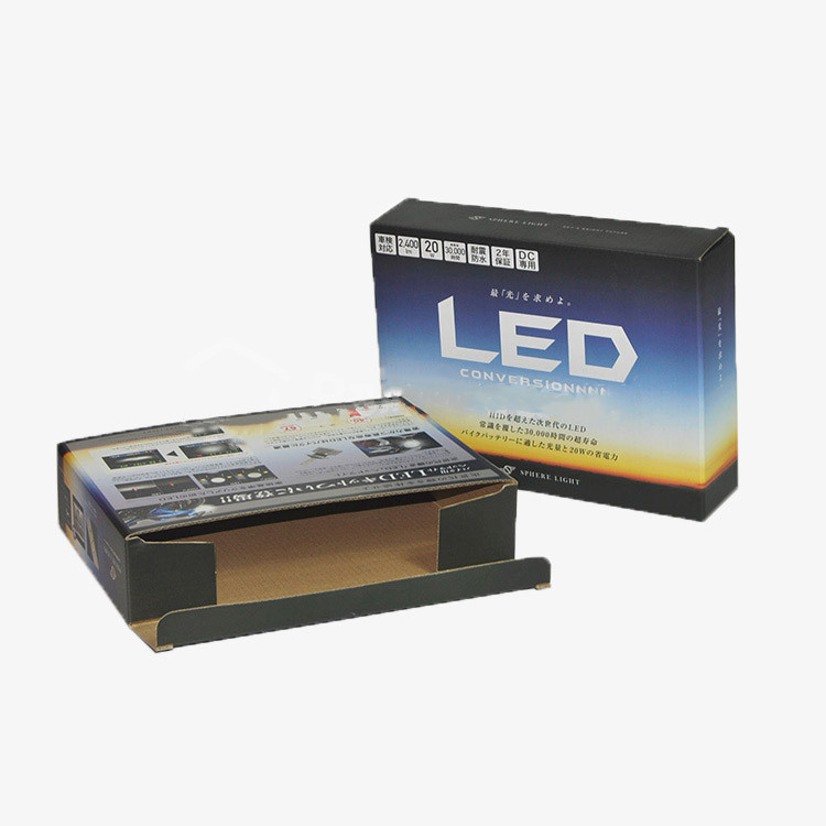 Cajas de embalaje de cartón corrugado LED automático
