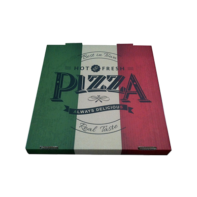 Cajas de pizza impresas digitalmente personalizadas