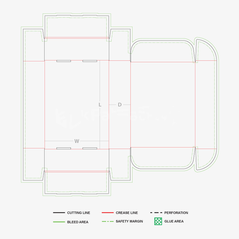 Caja electrónica impresa personalizada