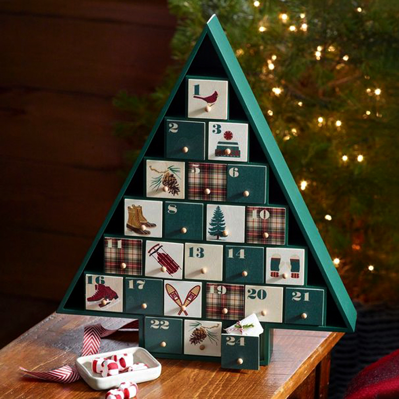 Caja de regalo de Navidad personalizada de lujo de último diseño al por mayor