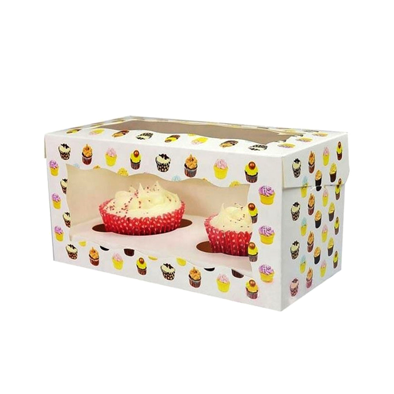 Cajas para cupcakes de comida con insertos