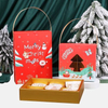 Caja de regalo portátil para hornear hecha a mano de Navidad al por mayor