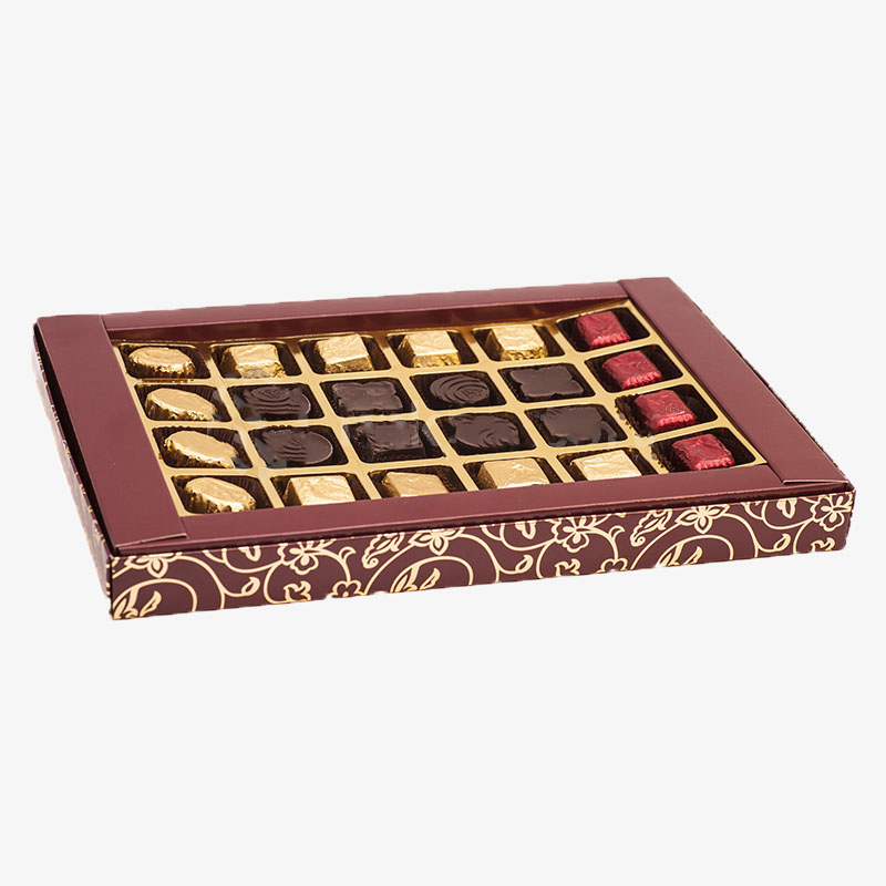 Cajas de chocolate de lujo con tapa