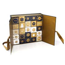 Caja de regalo de Navidad personalizada de lujo de diseño al por mayor
