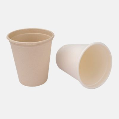 Vasos de embalaje de pulpa biodegradable