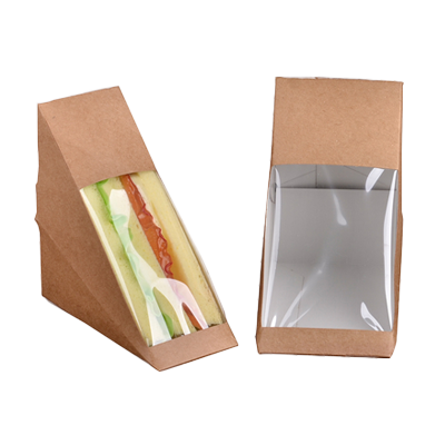 Cajas de sándwich Kraft personalizadas