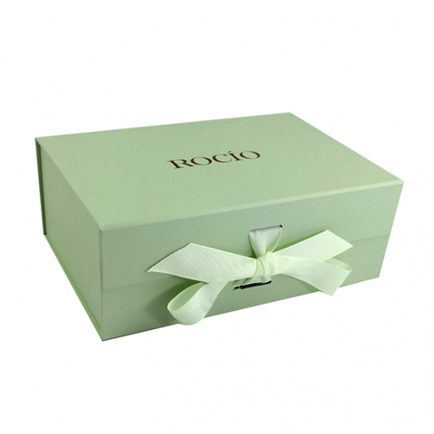 Caja de regalo plegable personalizada para caja de vestido de novia