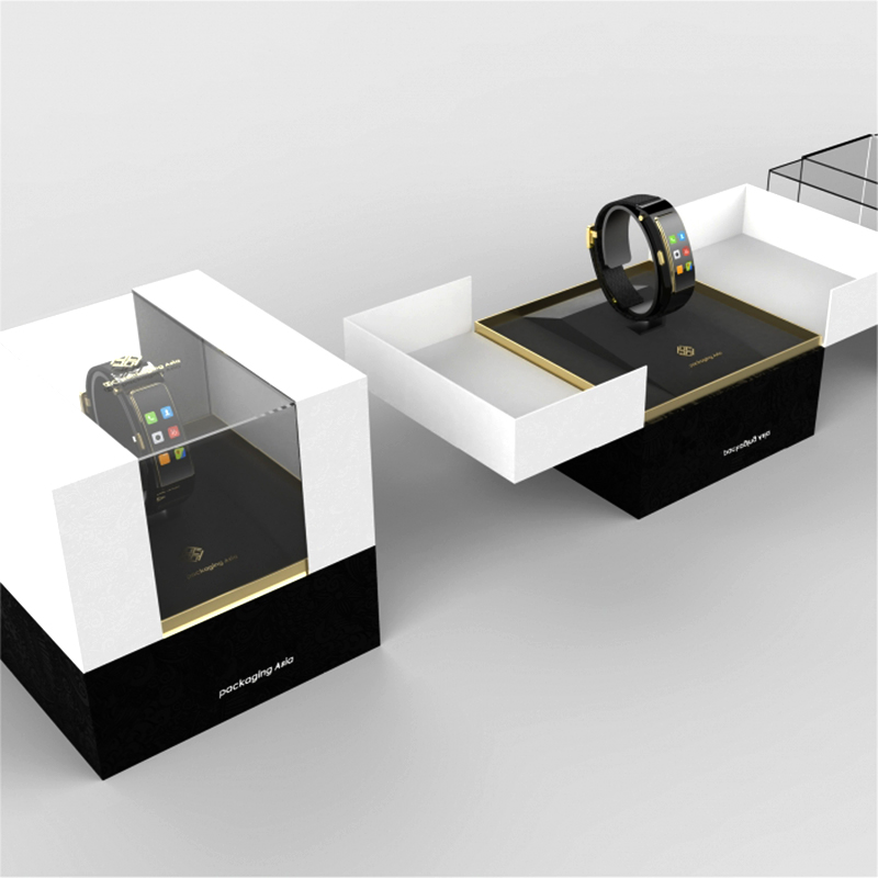 Caja de banda de reloj de lujo personalizada