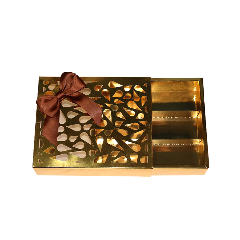 Cajas rígidas de caja de papel de chocolate personalizadas