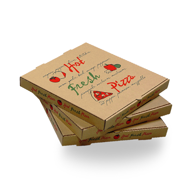 Cajas de embalaje de pizza de cartón personalizadas al por mayor