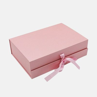 Caja de regalo magnética personalizada con cinta