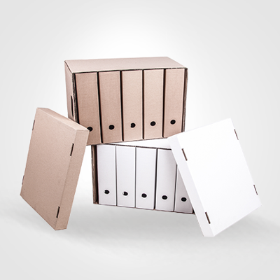 Cajas de embalaje de archivo impresas personalizadas