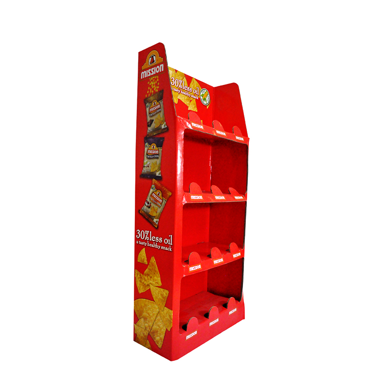 Cajas de visualización promocional de bocadillos personalizados