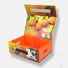 Nuevo proceso Caja de regalo de regalo de fruta corrugada personalizada fabricante de cajas rígidas