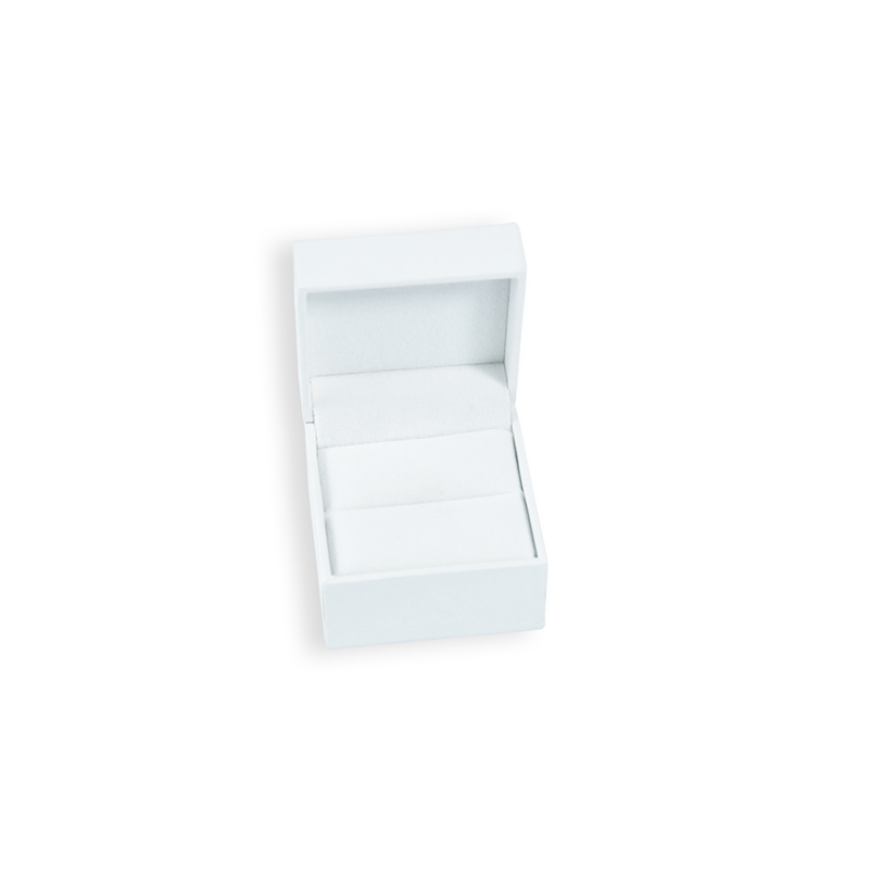Paper de arte blanco Cajas de regalo de joyería personalizada al por mayor