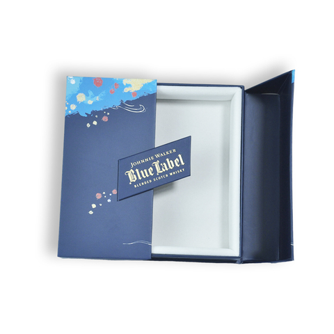 Caja rígida personalizada al por mayor de doble puerta con forro 