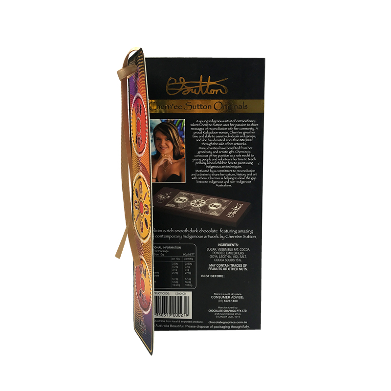 Caja de barra de chocolate personalizada