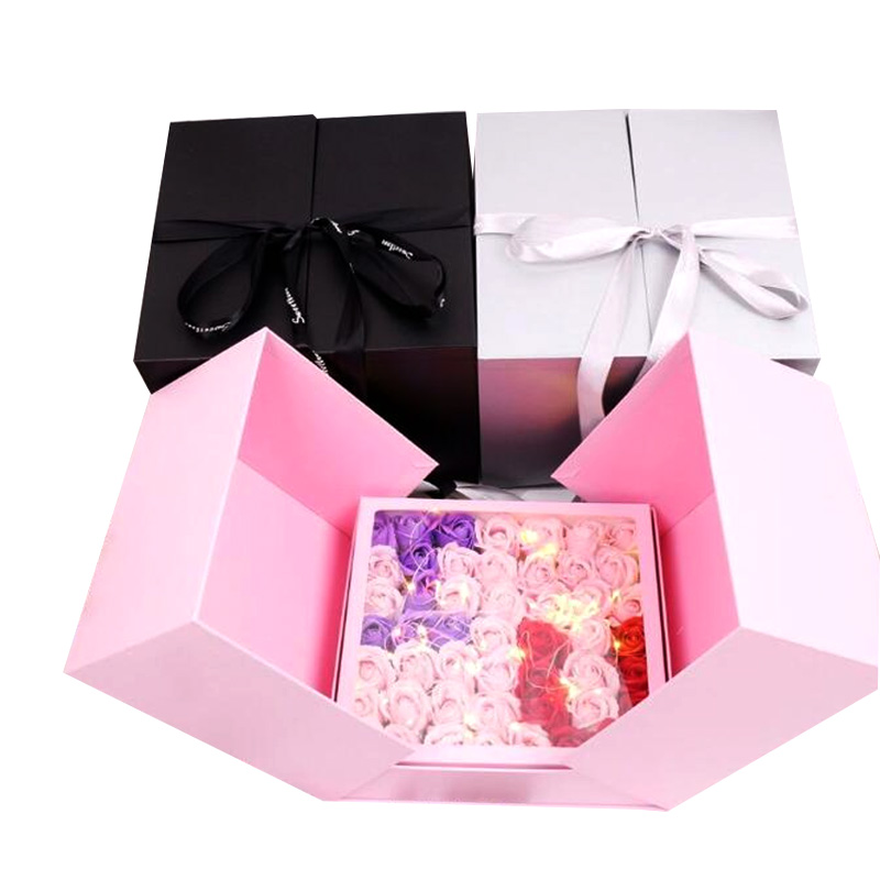 Cajas De Pastel Y Flores Personalizadas