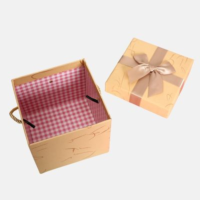 Caja de regalo cuadrada personalizada de 2 piezas