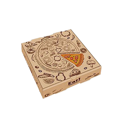 Cajas de pizza Kraft personalizadas