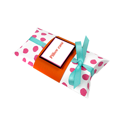 Cajas de almohadas de regalo personalizadas