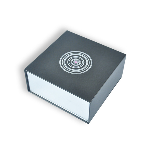 Caja rígida con tapa magnética brillante al por mayor