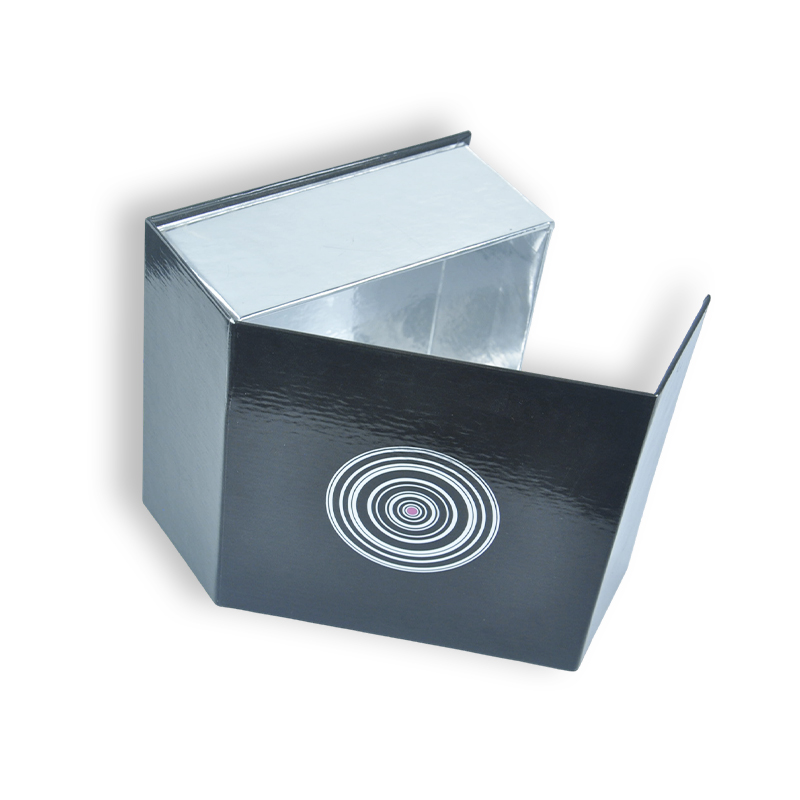 Caja rígida con tapa magnética brillante al por mayor