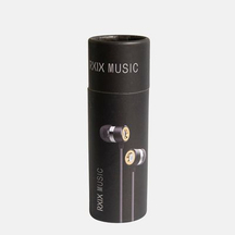 Tubos de papel de auriculares negros