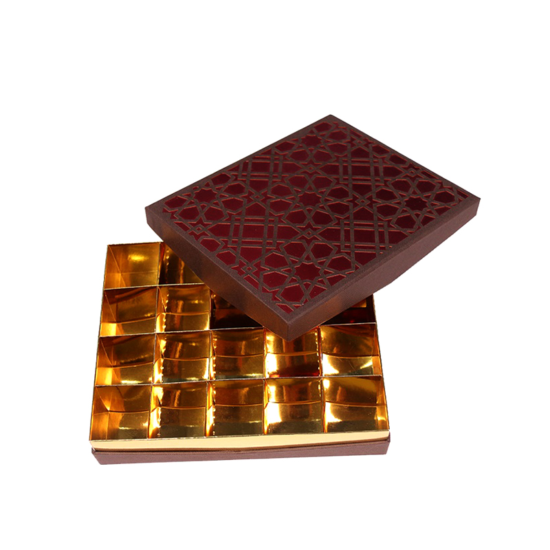 Cajas rígidas de caja de papel de chocolate personalizadas