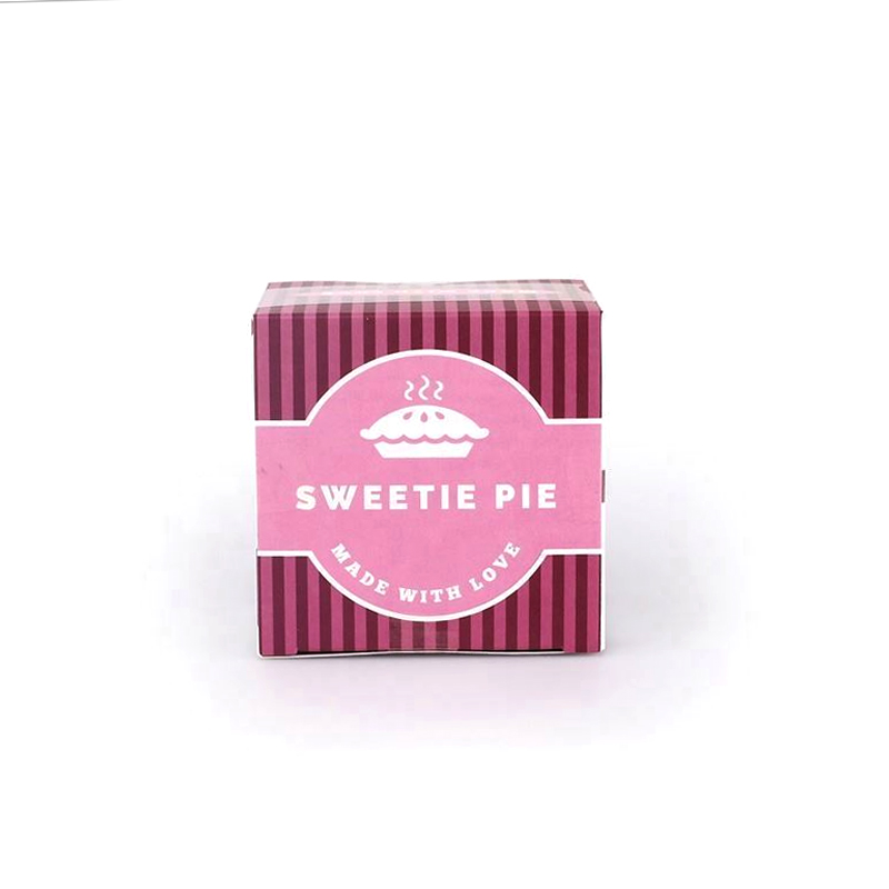 Caja transparente personalizada para cupcakes