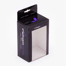 Caja negra para vapeo con ventana