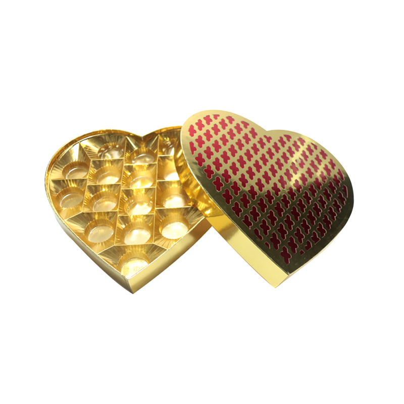 Cajas de chocolate con corazones personalizados
