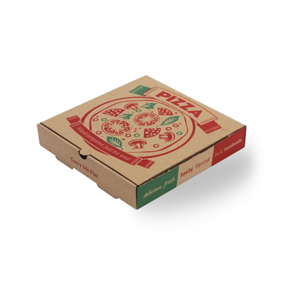 Cajas de embalaje de pizza de cartón personalizadas al por mayor