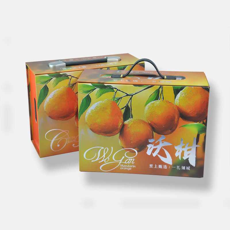 Nuevo proceso Caja de regalo de regalo de fruta corrugada personalizada fabricante de cajas rígidas