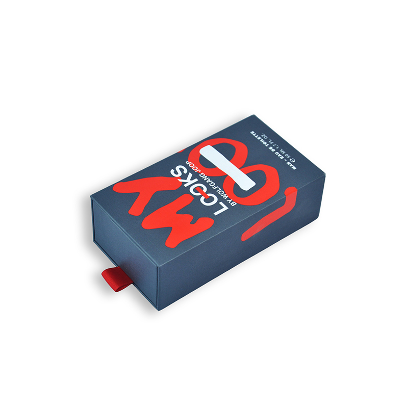 Cajas de cajones UV Spot UV personalizadas con proveedor de mango de cinta