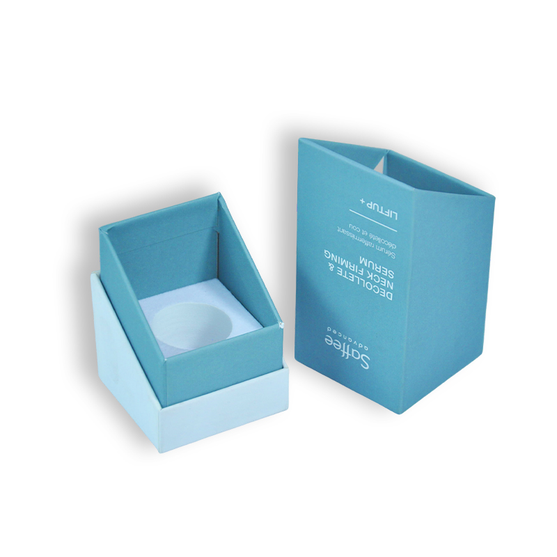 Caja personalizada de dos piezas para productos para el cuidado de la piel