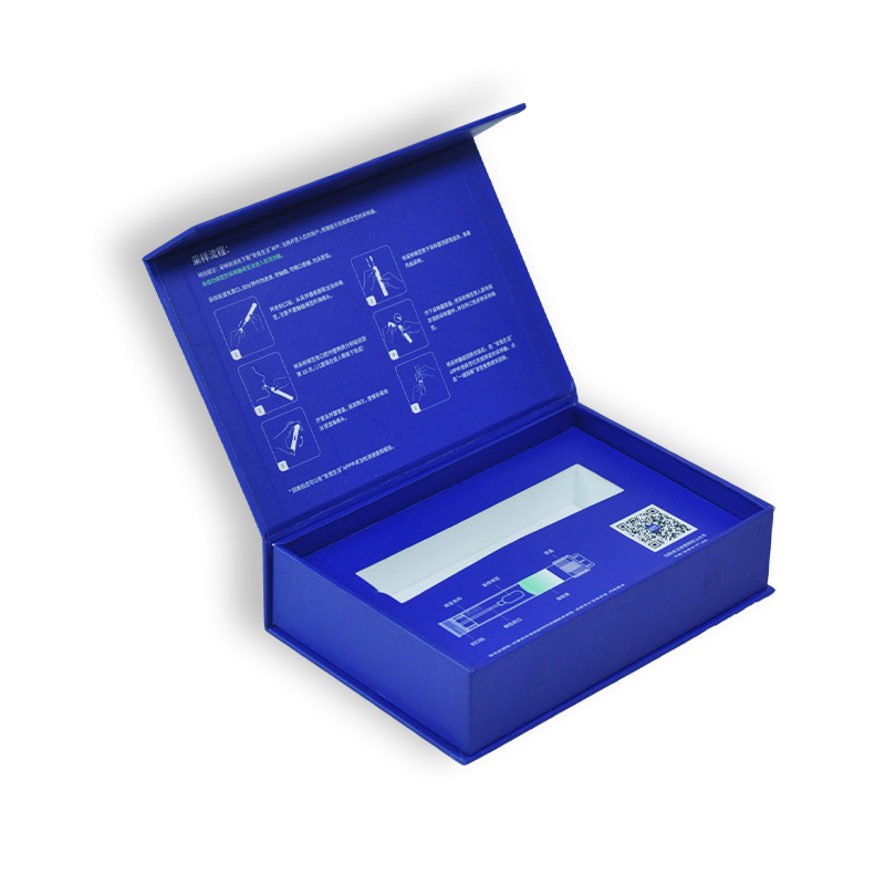 Caja rígida con tapa magnética personalizada con inserto e impresión a doble cara