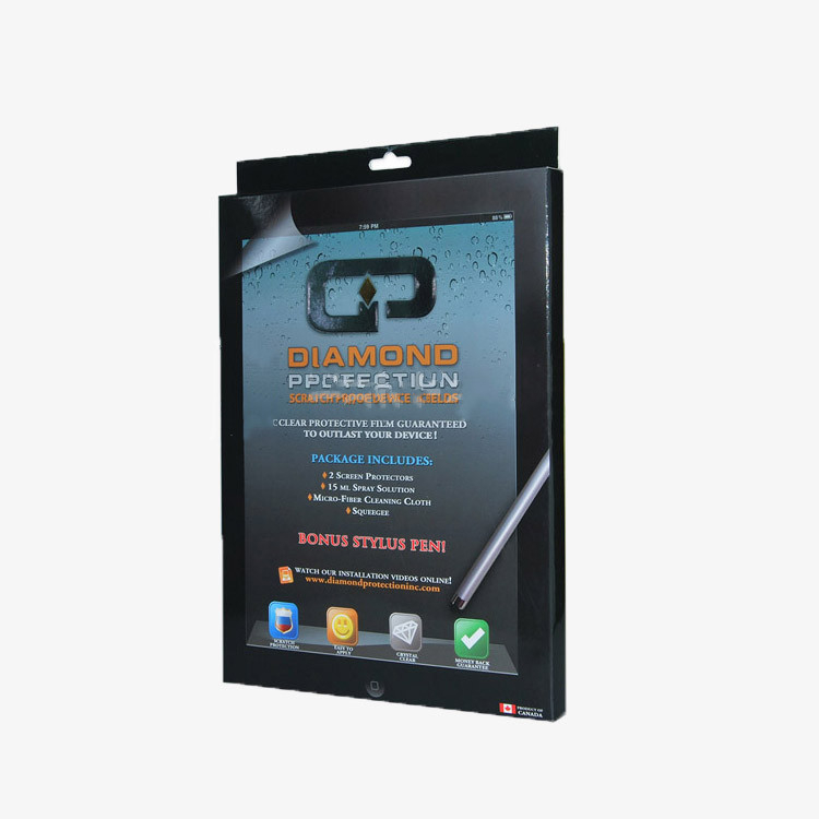 Colgador de embalaje para protector de pantalla de tableta/ipad