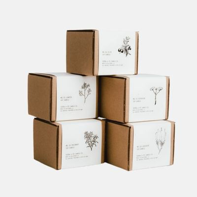 Caja y funda para velas personalizadas